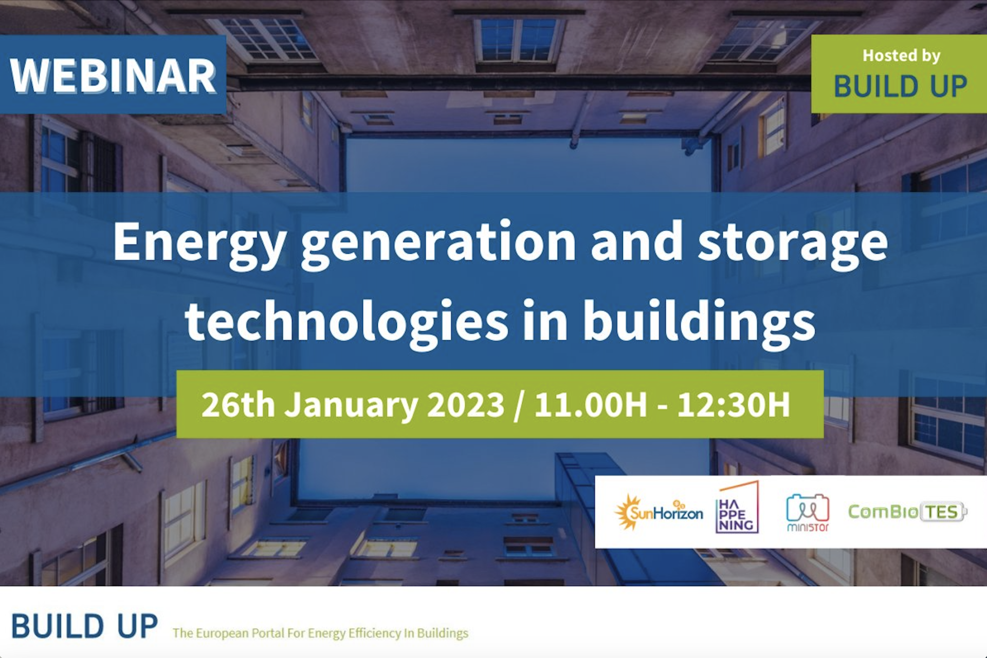 SunHorizon @ BUILD UP: Energy generation and storage technologies in ...